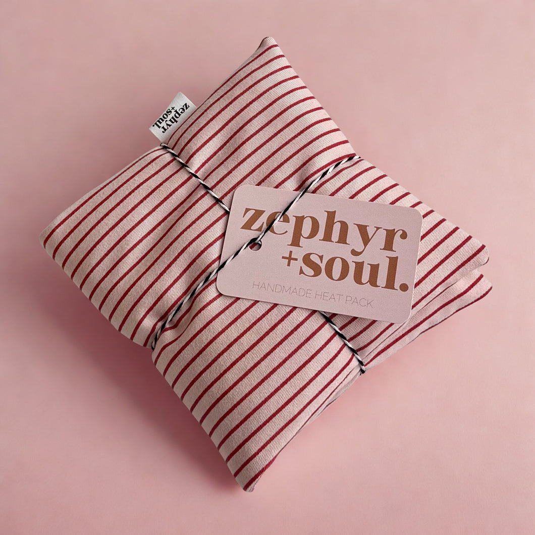 Pink + Red Stripes - Standard Heat Pack