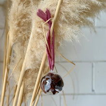 Load image into Gallery viewer, Christmas Bauble - Chocolate Brown Scrunchie
