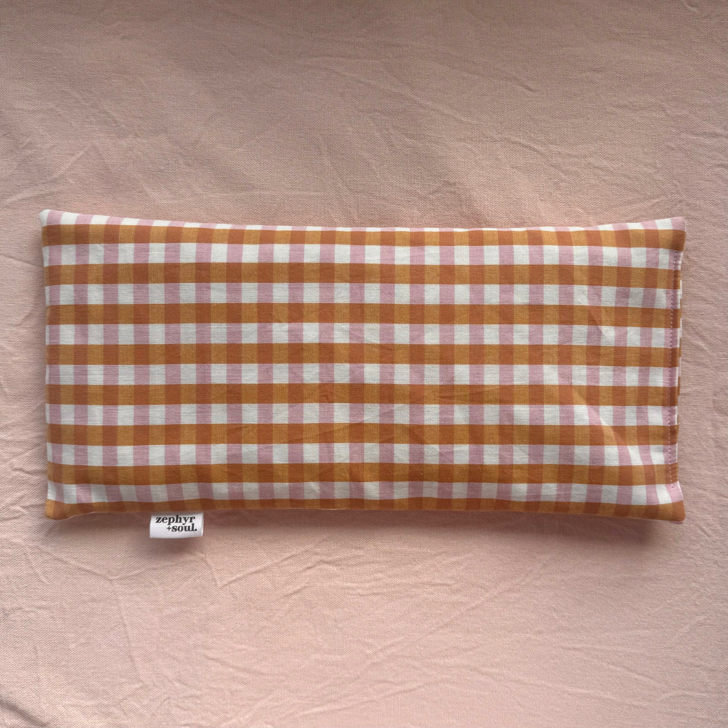SALE - Pink + Mustard Gingham - Standard Heat Pack