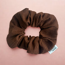 Load image into Gallery viewer, Christmas Bauble - Chocolate Brown Scrunchie
