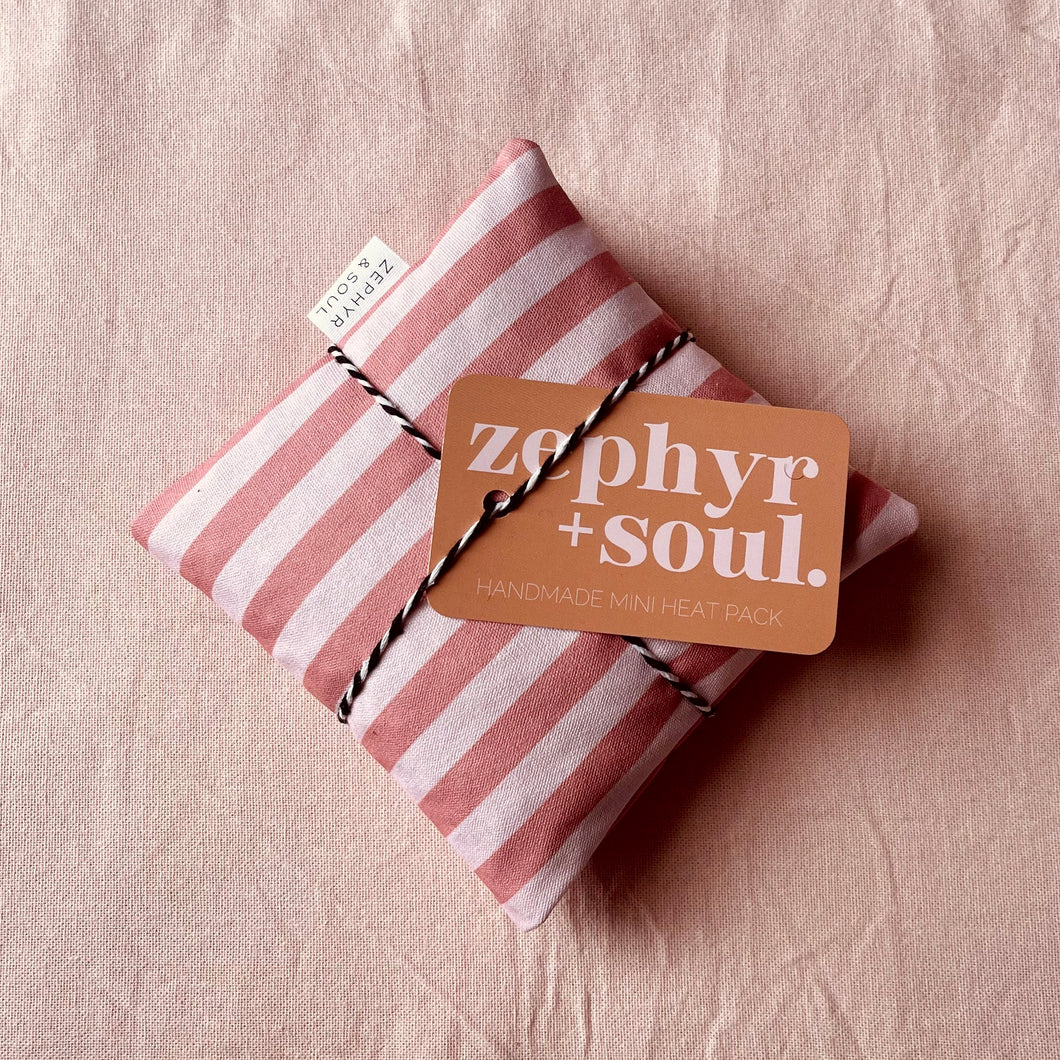 Travel Heat Pack - Pink Stripe