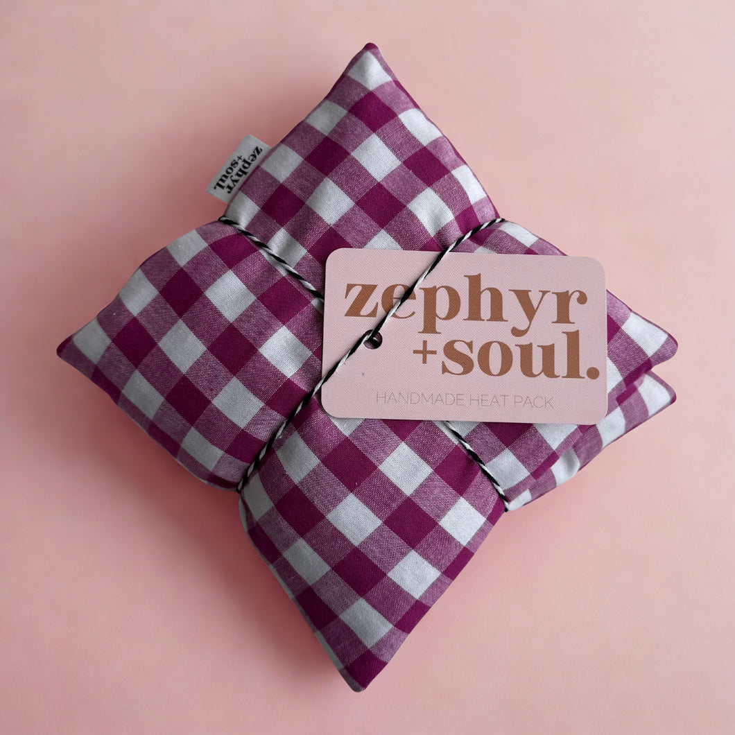 Magenta Gingham - Standard Heat Pack